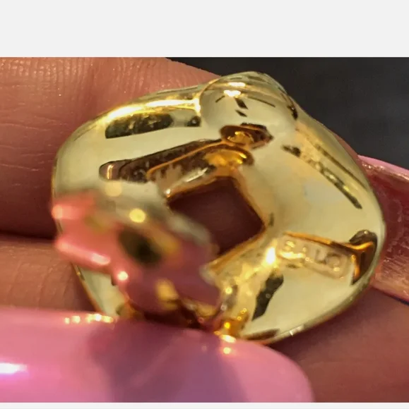 Vintage 1980's Signed S.A.L. Swarovski Clip Statement Earrings - Picture 7 of 8